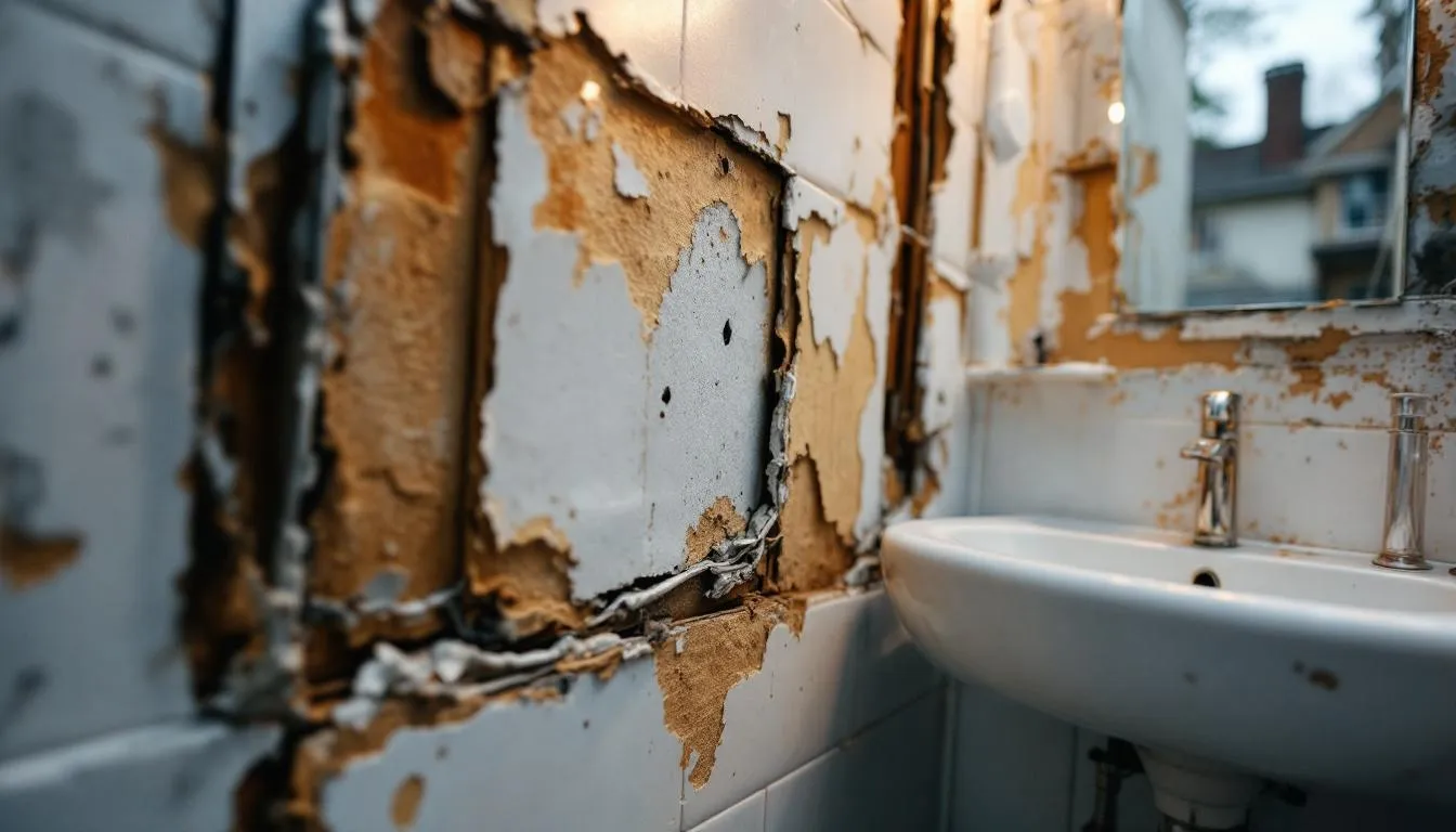 Inadequate Bathroom Electrical and Lighting
